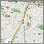 MBTA Jackson Square Neighborhood Map